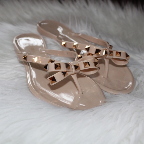 Bows Nude sandals🔥Last pairs🔥 - Picture 3 of 6